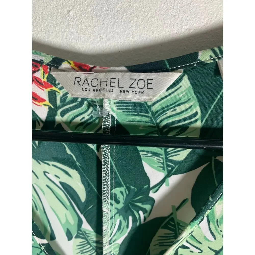 Rachel Zoe 2018 Palm Leaf Print Cover Up‎ Duster One Size NWOT